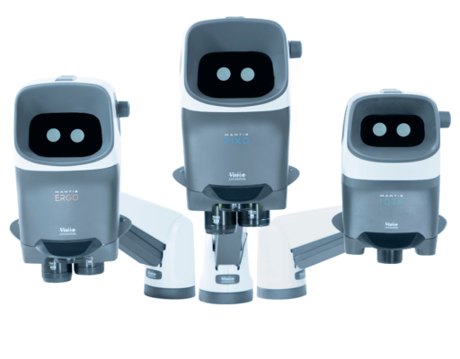 Mantis 3rd Gen stereo microscope family, PIXO,ERGO,IOTA
